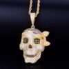 Gold Skull Necklace