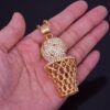 Pendentif Basketball Strass - 6