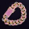 Colorful Cuban Link Bracelet - 2