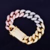 Thick Cuban Link Chain Bracelet - 3