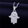 Pendentif Main Sertie - 5