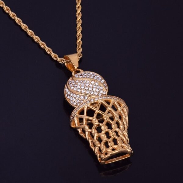 Pendentif Basketball Strass - 1