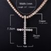 Pendentif Croix Tennis - 4