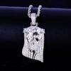 Collier pendentif tête de Jésus - 4