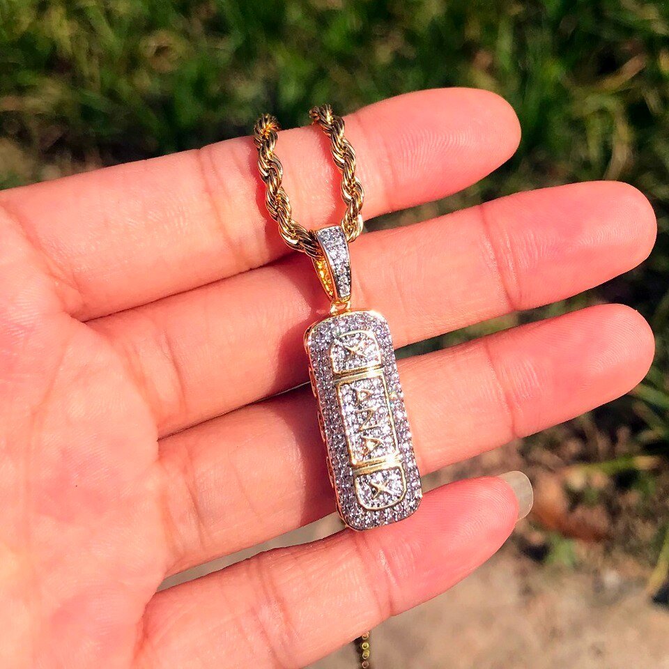 Pill Shape Necklace - 6