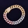 Bracelet Maillons Cubains Multicolores - 3