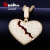 Broken Heart Pendant Necklace - 1