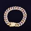 Multicolor Cuban Link Bracelet - 3