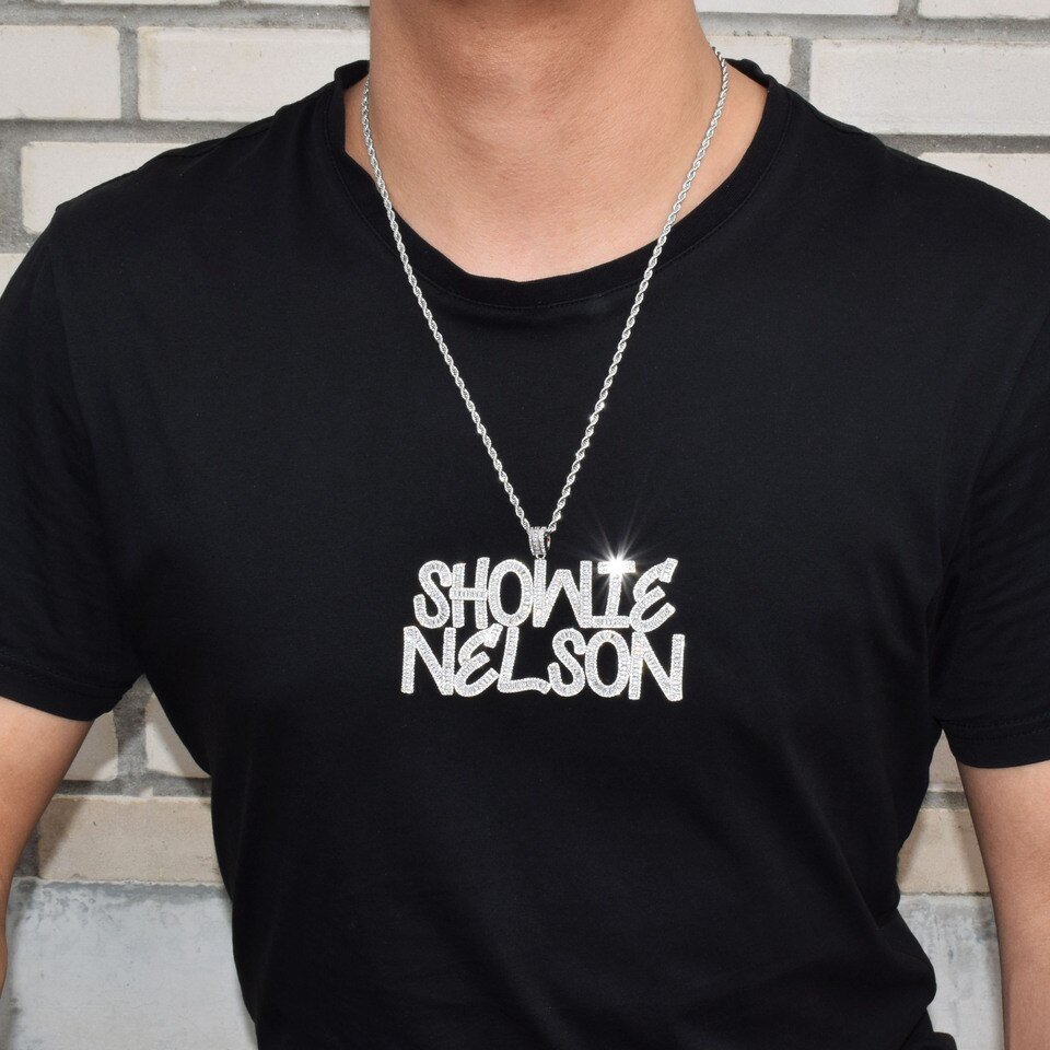 Personalized Name Necklace with Zirconia - 4