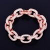 Cuban Round Zircon Bracelet - 6