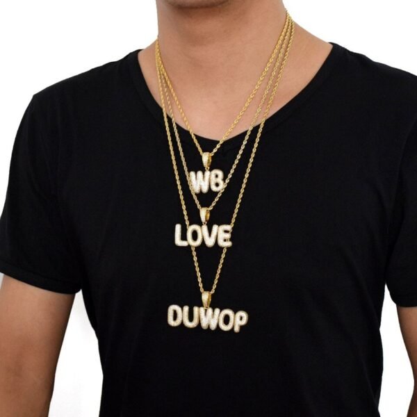 Collier plaque prénom pour hommes - 2