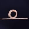 Tennis Necklace and Bracelet Set - 8