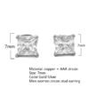 Zircon Stud Earrings - 4