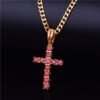 Pendentif Croix Doré