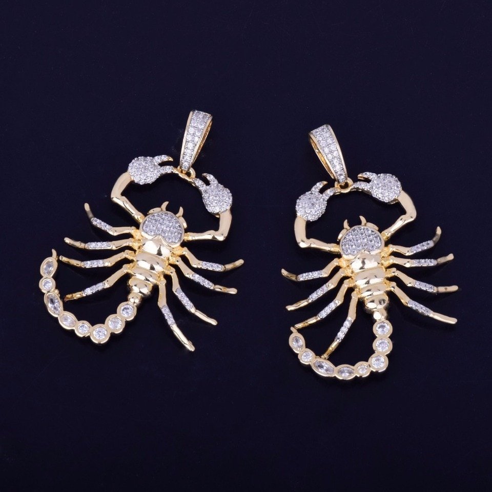 Gold Scorpio Pendant - 3