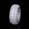 Bague en cuivre doré avec zircon pour homme - 6