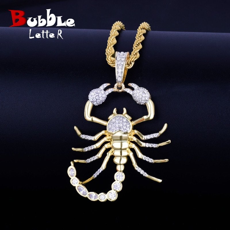 Gold Scorpio Pendant - 1
