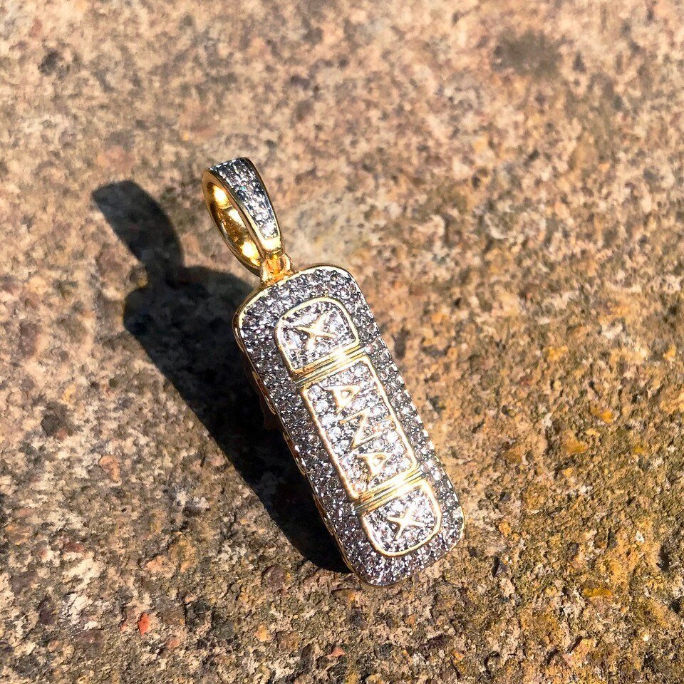 Pill Shape Necklace - 3