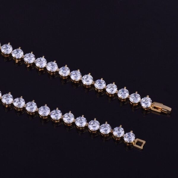 Bracelet Tennis en Zircon Doré 6MM - 5