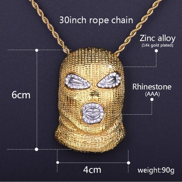 Pendentif Masque Punk - 3