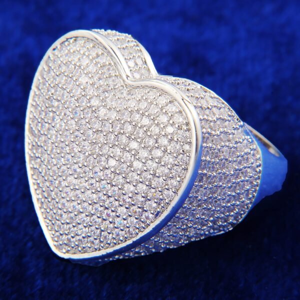 Bague Cœur Dorée - 5