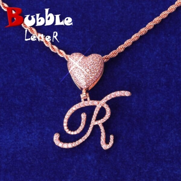 Pendentif Lettre Cœur - 1