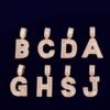 Pendentif Lettres Doré Baguette - 4