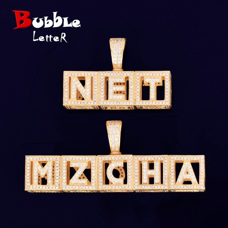 Personalized Gold Letter Necklace - 1