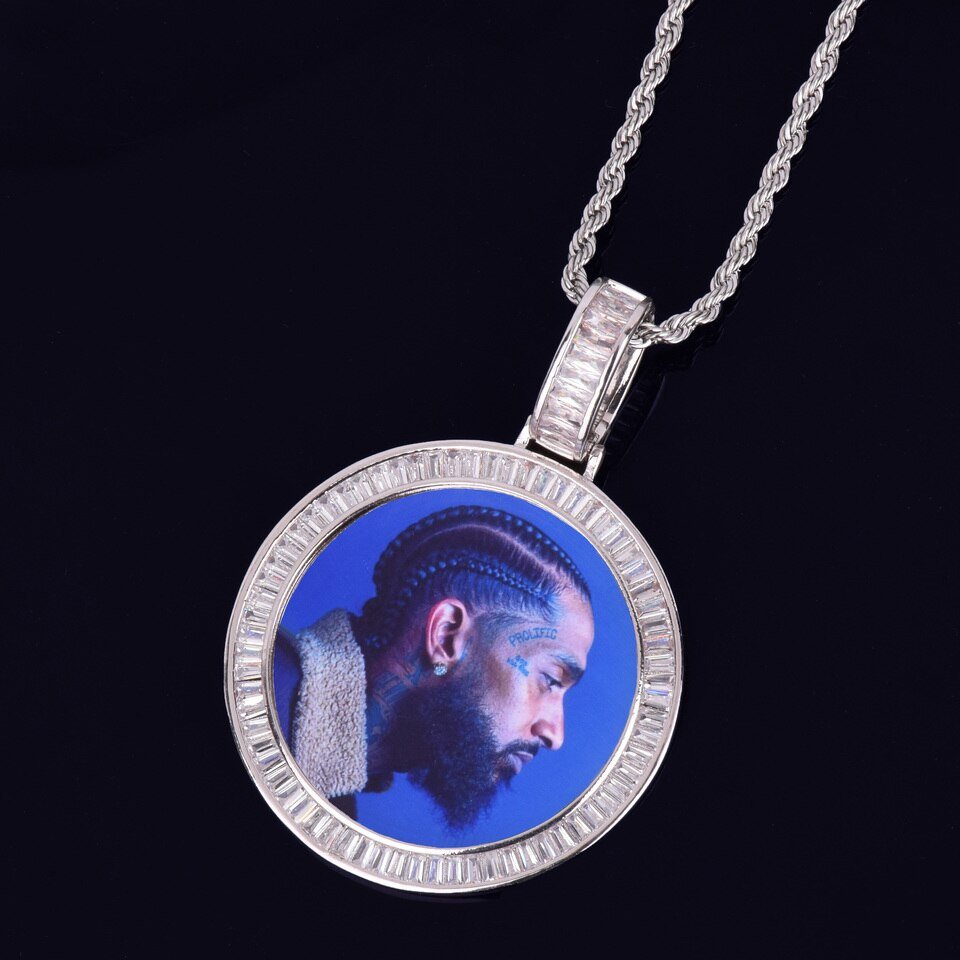 Collier Médaille Photo pour Hommes - 5