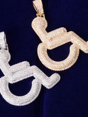 Gold Wheelchair Pendant