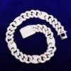 Collier Chaine Cubaine Miami Lettres Bulles - 5