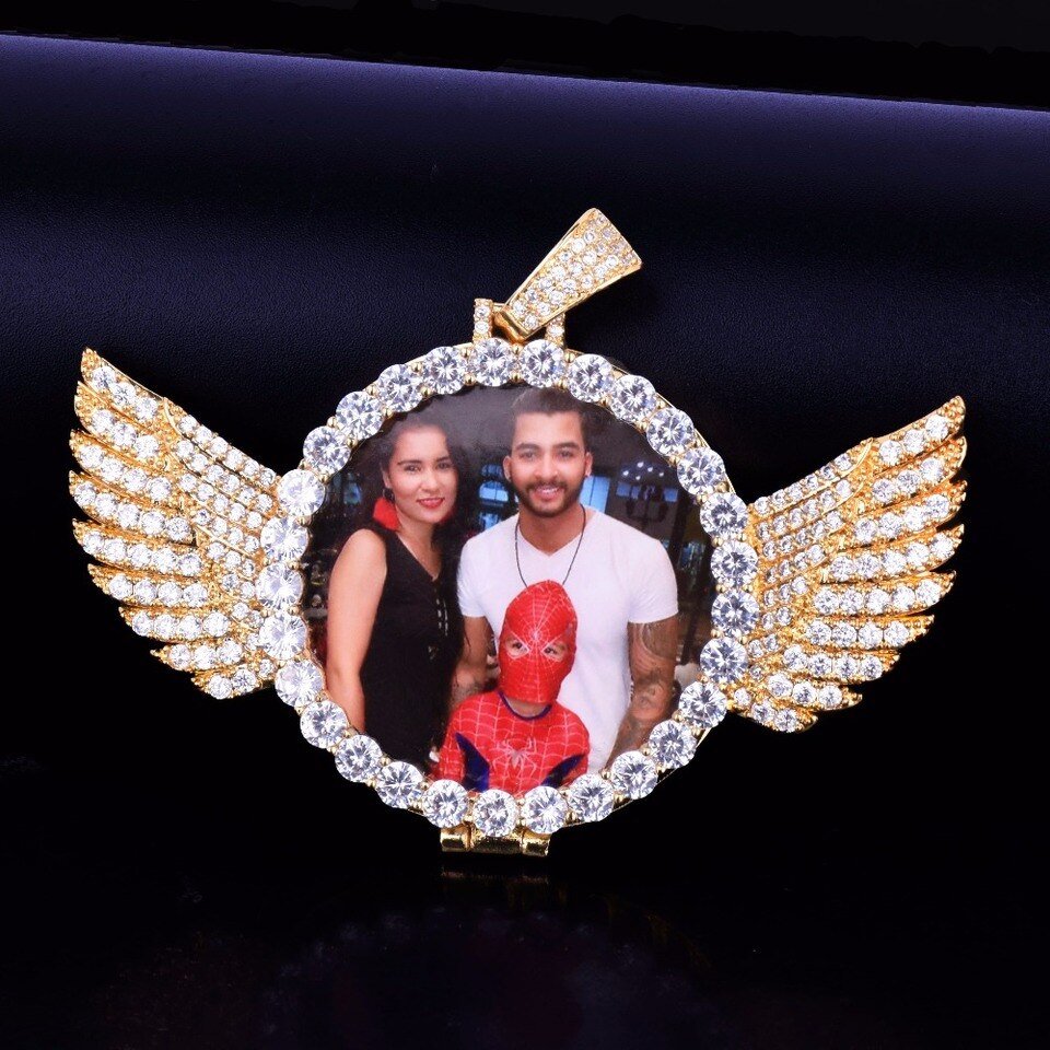 Gold Photo Pendant in Various Shapes - 10