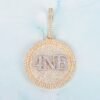 Collier personnalisé à lettres dorées pour homme - 2