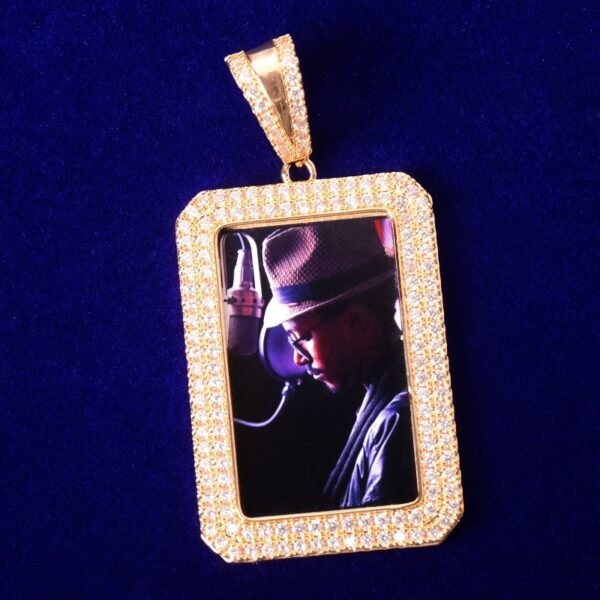 Pendentif Photo Doré - 7