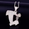 Collier Vis Doré Zircon - 5
