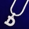 Pendentif Lettres Triple-couche pour Hommes - 4