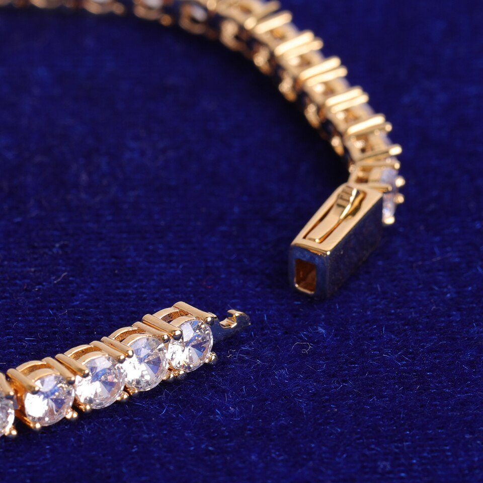 Gold Tennis Bracelet - 2