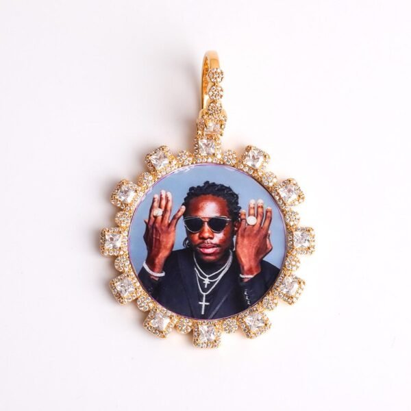 Collier avec photo pour hommes - 5