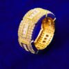 Bague Baguette Dorée - 3