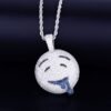 Pendentif Visage Doré - 2