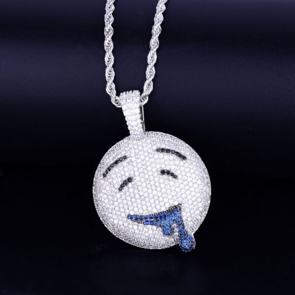 Pendentif Visage Doré - 2