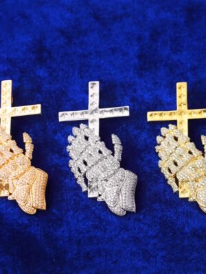 Cross and Hand Pendant