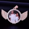 Collier photo personnalisé pour hommes
