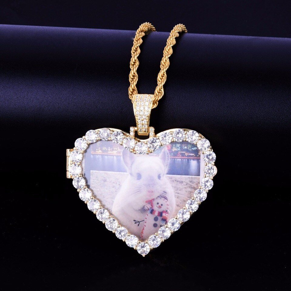 Gold Photo Pendant in Various Shapes - 7