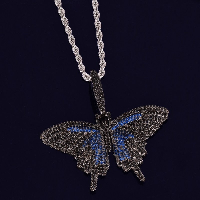 Gold Butterfly Pendant - 7