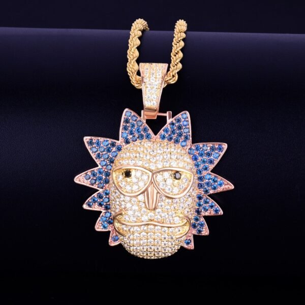 Pendentif Visage Dessin Animé pour Hommes - 3