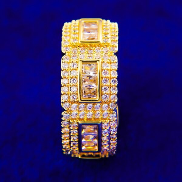 Bague Baguette Dorée - 2