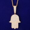 Pendentif Halma Doré