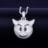 Collier visage de démon pour hommes - 2