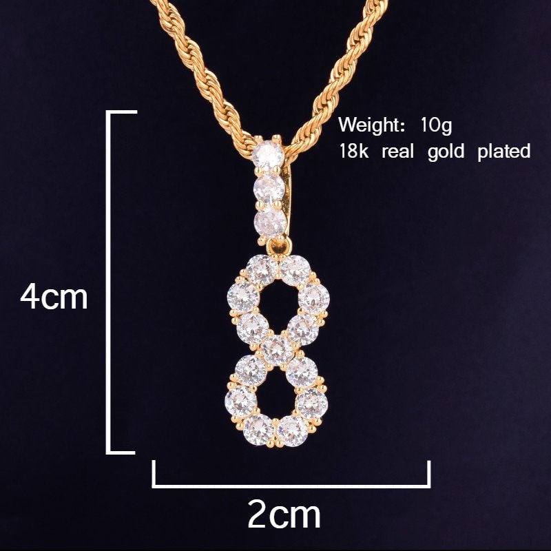Gold Digital Tennis Necklace - 3